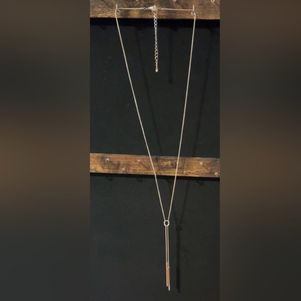 Elegant Sterling Silver Necklace with Knot Accent